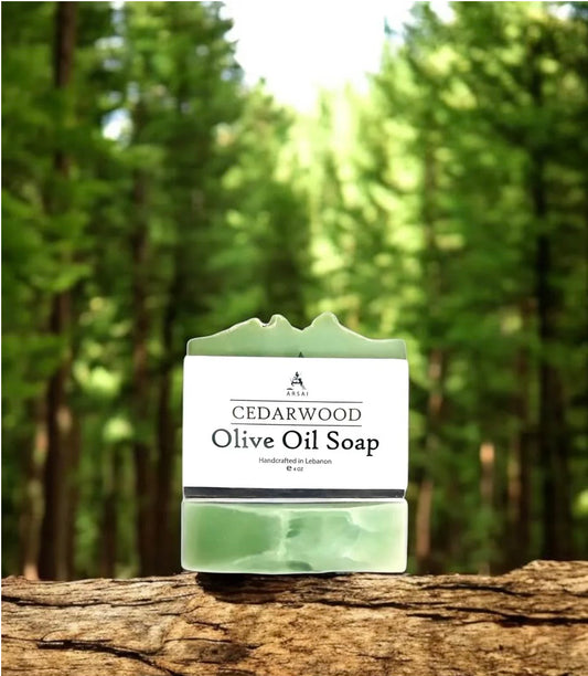 Arsai Cedarwood Pure Olive oil Bar Soap - 100% Natural