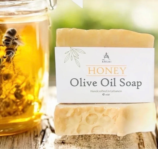 Arsai Honey Pure Olive oil Bar Soap - 100% Natural