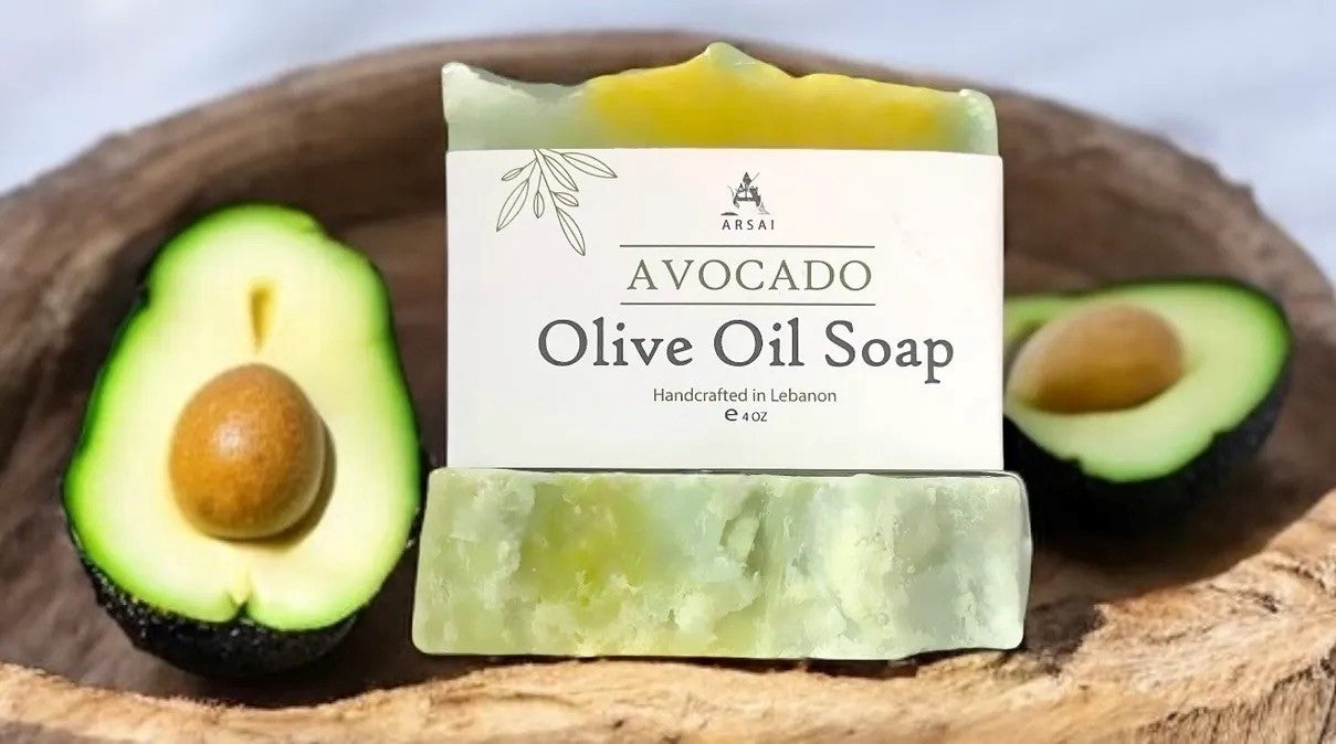 Arsai Pure Olive Oil Avocado Soap Bar - 100% Natural
