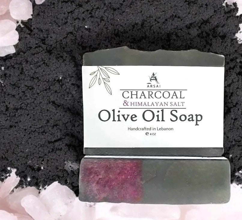 Arsai Olive Charcoal Soap - 100% Natural